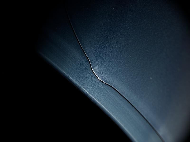 Leading-edge crack